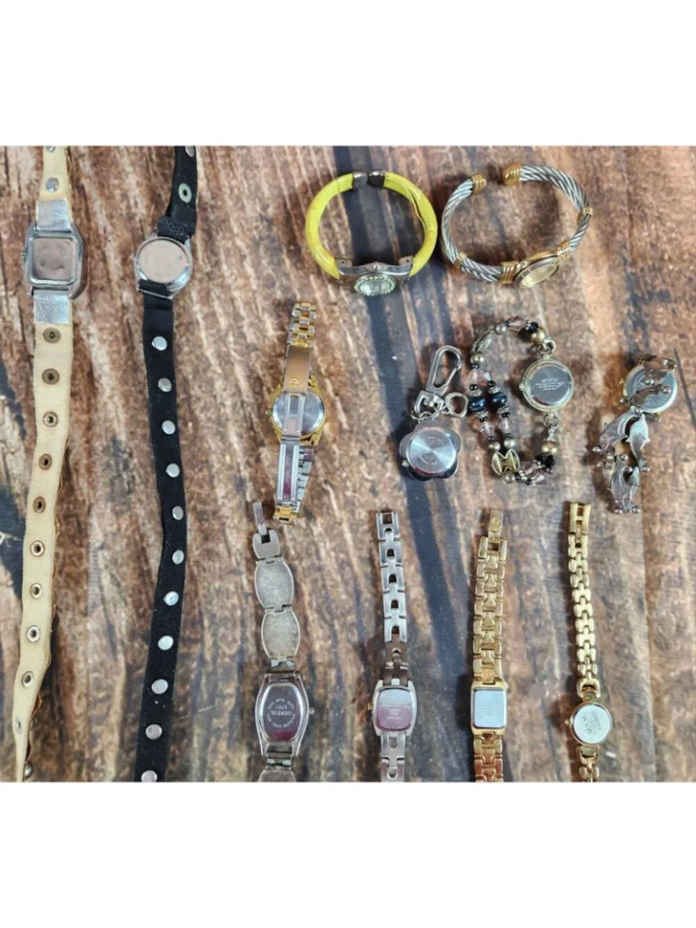 Women Watch Lot Of 12 Timex Armitron Geneva Adolfo Elgin Gruen Untested